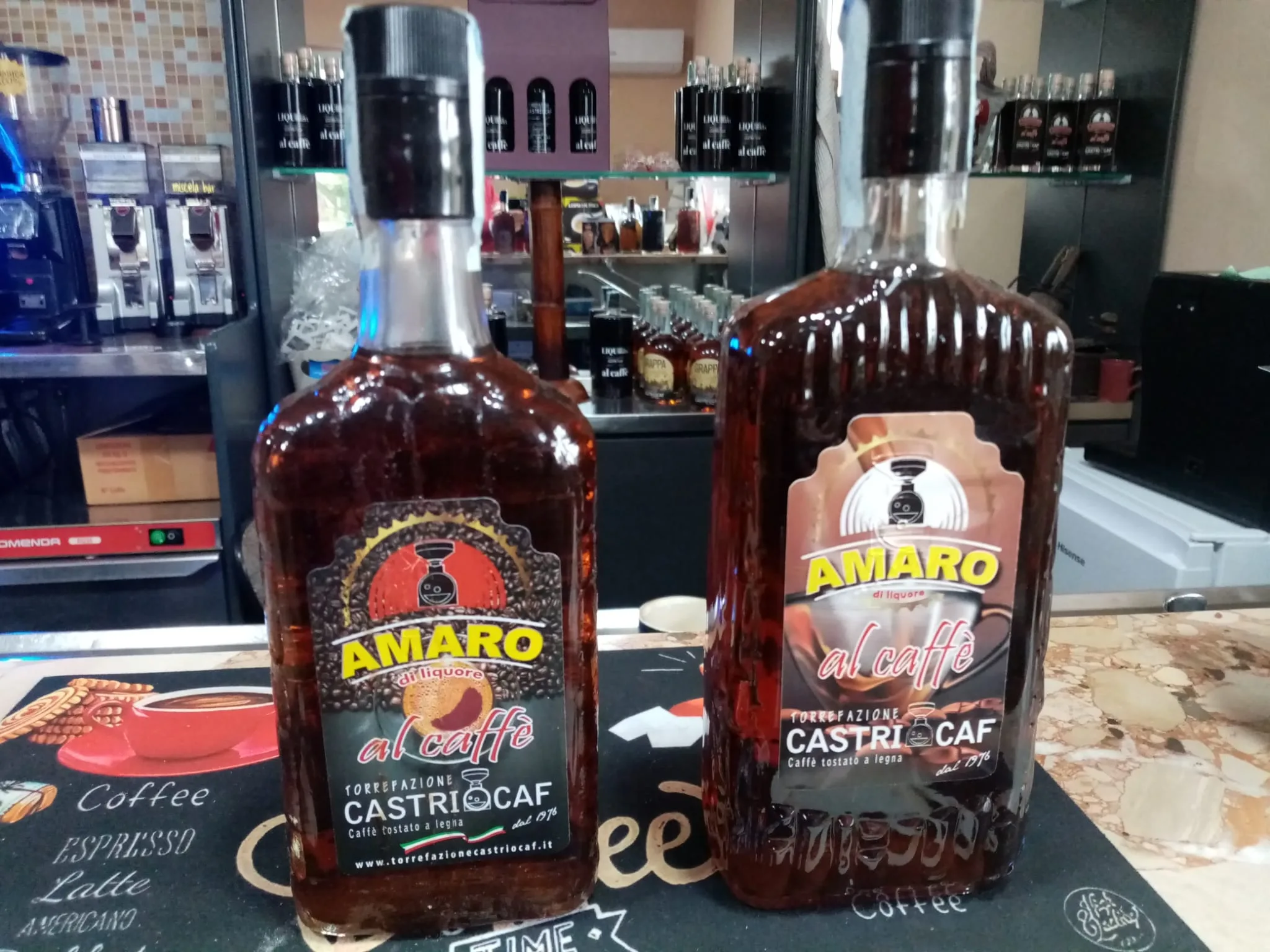 amaro di liquore al caffè Castriocaf